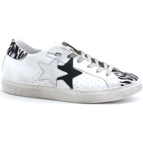 Chaussures Sneaker Low Retro Zebra Bianco Nero 2SD3022 - Balada - Modalova