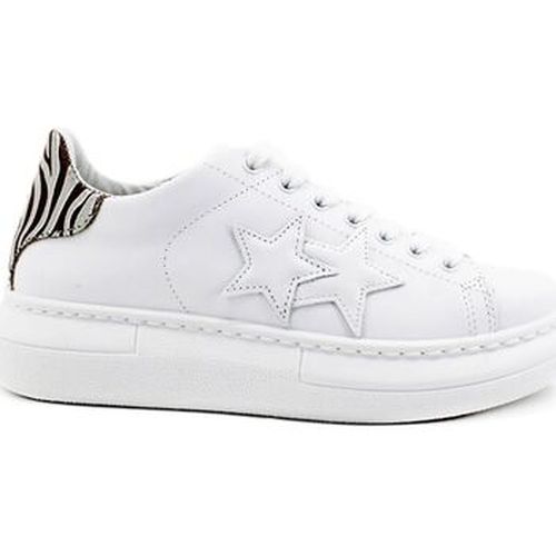 Chaussures Sneaker Princes Retro White Zebra Brown 2SD3256 - Balada - Modalova