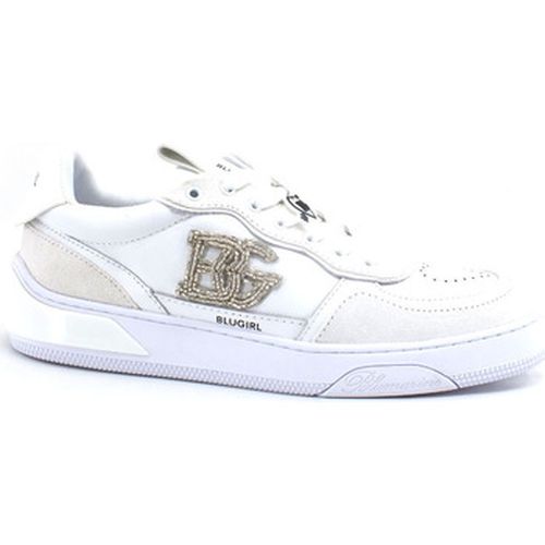 Chaussures Blumarine Wow 01 Sneaker Suede Bianco White 6A2509PX245 - Blugirl - Modalova