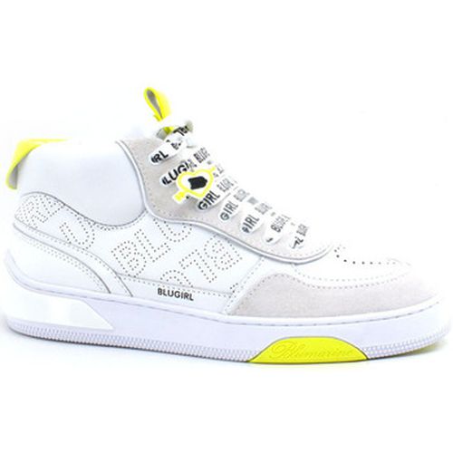 Chaussures Blumarine Wow 02 Sneaker Pelle White Yellow 6A2511PX246 - Blugirl - Modalova