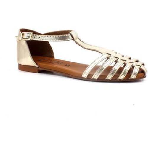 Chaussures Sandalo Minorchina Donna Oro Platino 20670 - Divine Follie - Modalova