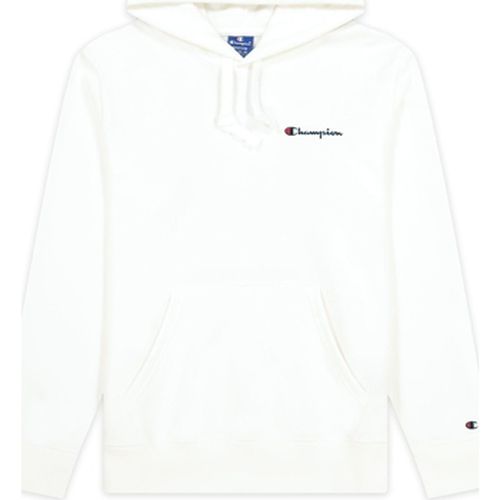 Sweat-shirt Felpa Cappuccio Logo Bianco 215930 - Champion - Modalova