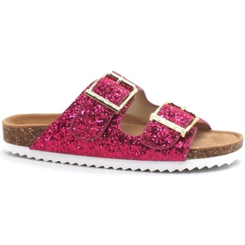 Bottines Ciabatta Fibbie Glitter Fuxia HC.BIO035 - Colors of California - Modalova