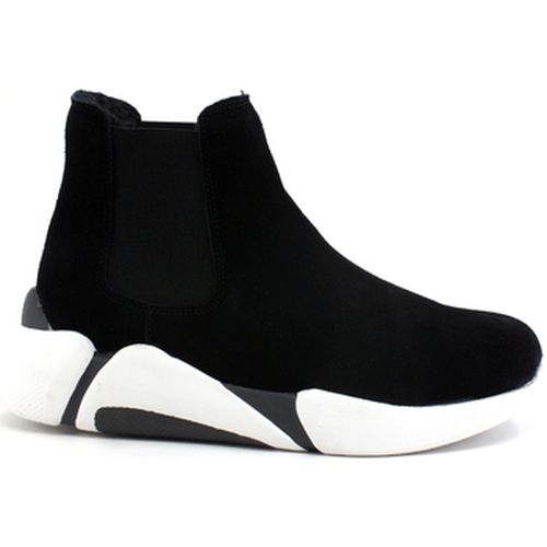 Chaussures Sneakers Calzino Pelo Black HC.YFURSNK01 - Colors of California - Modalova