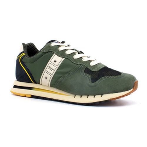 Chaussures Sneaker Uomo Verde Military Navy S3QUARTZ04 - Blauer - Modalova