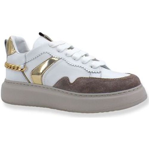 Bottines CAFENOIR Sneaker Donna Catena Gold Bianco DE1630 - Café Noir - Modalova