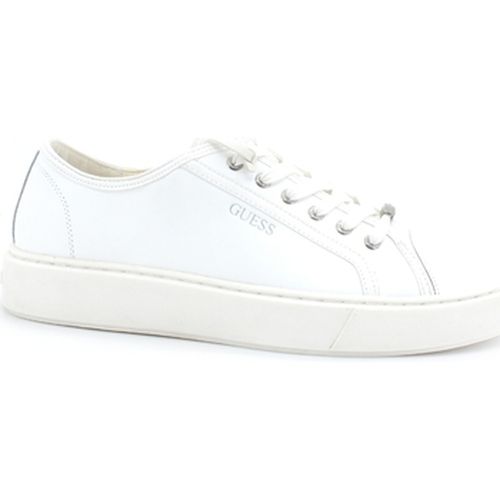 Chaussures Sneaker Uomo Leather White FM5VCULEA12 - Guess - Modalova