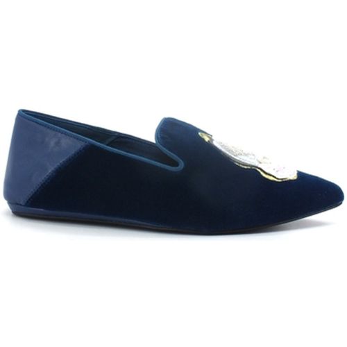 Chaussures Junkfort Loafer Mocassino Velluto Blue 8492780609 - KG by Kurt Geiger - Modalova