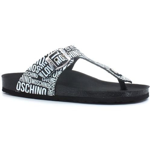 Bottines Ciabatta Infradito Nero Bianco JA28133G1EIJ000A - Love Moschino - Modalova