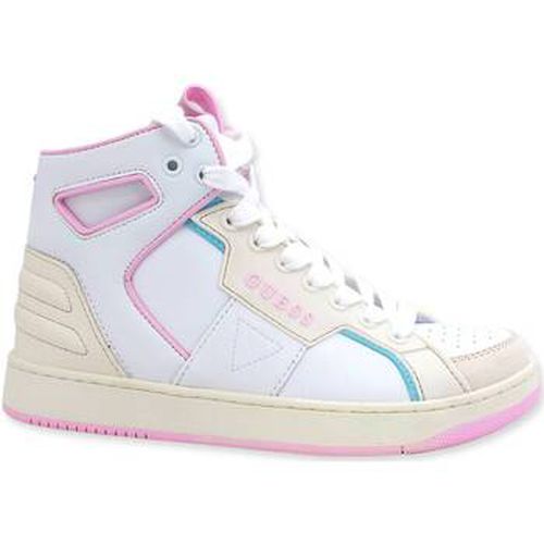 Chaussures Sneaker Basket Hi Donna White Pink FL7BSQLEA12 - Guess - Modalova