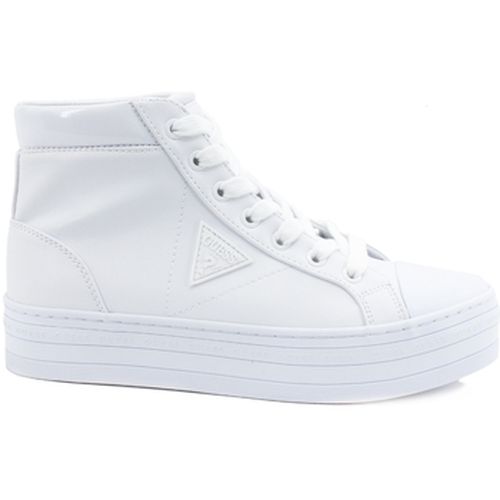 Chaussures Sneaker Hi Pelle White FL5BS3ELE12 - Guess - Modalova