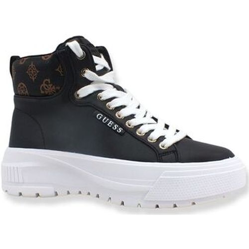 Chaussures Sneaker Mid Platform Donna Black Brown FL8EA2SMA12 - Guess - Modalova