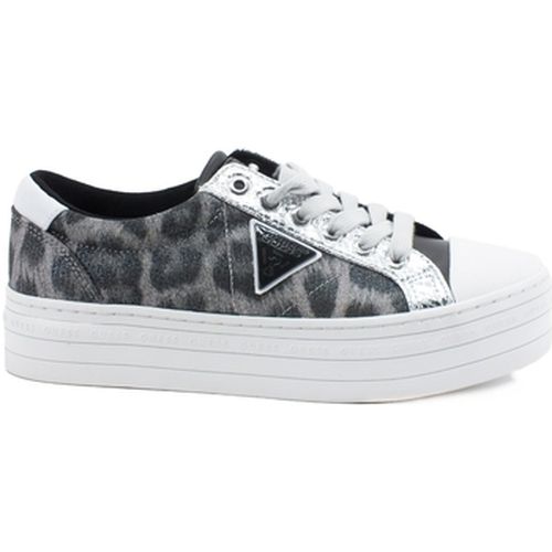 Bottines Sneaker Platform Leopard Leo Grey FL5BROFAP12 - Guess - Modalova