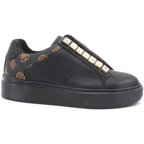 Chaussures Sneaker Platform Loghi Printed Black Brown FL8HAYELE12 - Guess - Modalova