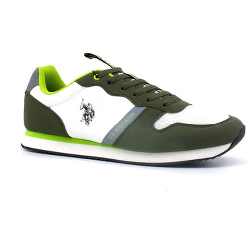 Chaussures U.S. POLO ASSN. Sneaker Uomo Olive White NOBIL009 - U.S Polo Assn. - Modalova