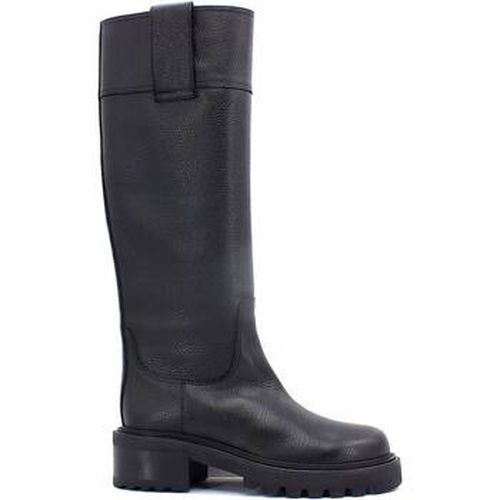 Bottines Stivale Leather Donna Nero 3831 - Via Roma 15 - Modalova