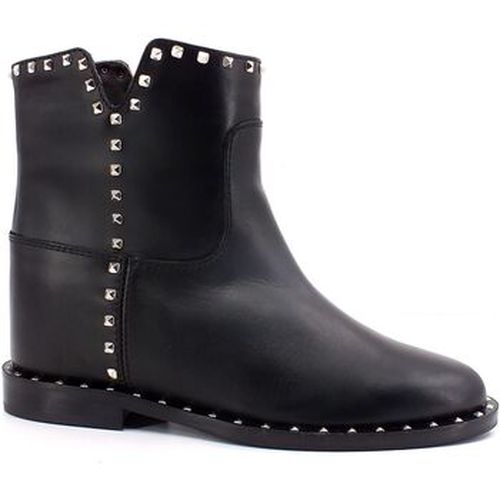 Bottines Stivaletto Borchiette Donna Nero 3601 - Via Roma 15 - Modalova