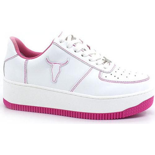 Bottines Sneaker Ox Platform Bicolor White Magenta REBOUND - Windsor Smith - Modalova