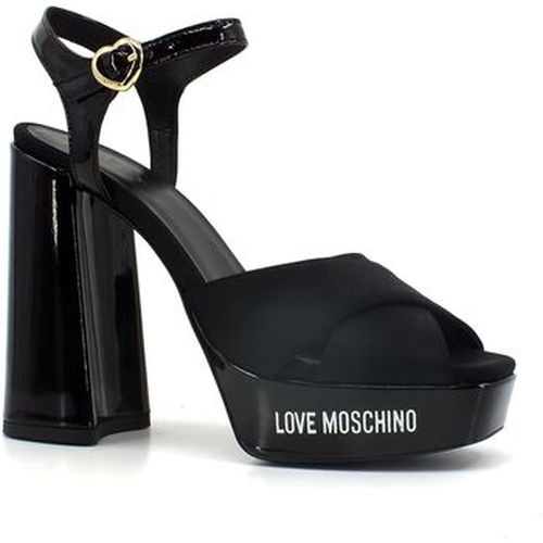 Chaussures Sandalo Tacco Grosso Donna Nero JA1605CG1GIM100A - Love Moschino - Modalova