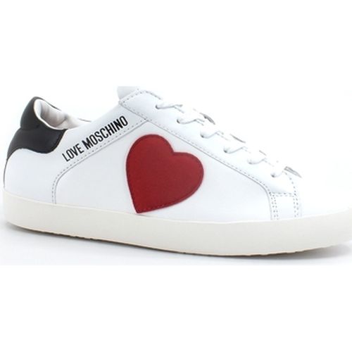 Chaussures Sneaker Cuore Retro Bianco Rosso JA15402G1EI4310A - Love Moschino - Modalova