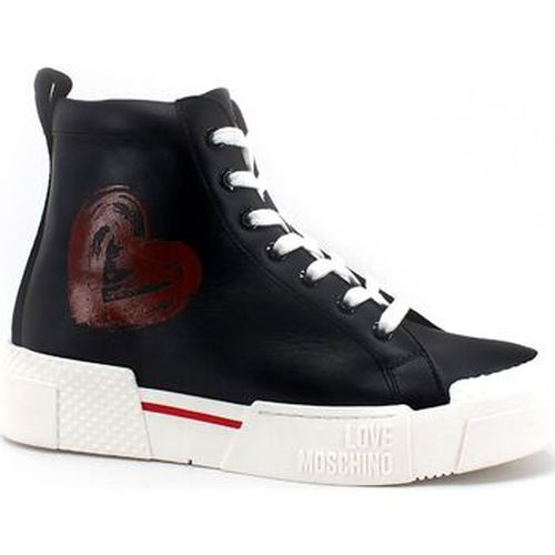 Bottines Sneaker Hi Platform Black JA15455G0DIAC00A - Love Moschino - Modalova