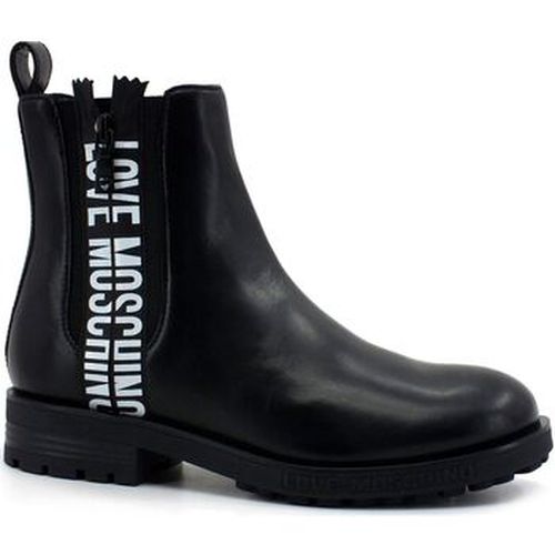 Bottes Stivaletto Polacco Logo Nero JA21094G1DIA0000 - Love Moschino - Modalova