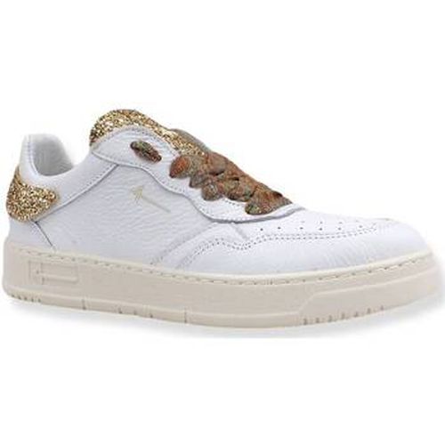 Bottines 4LINE Sneaker Donna Low Max Bianco Glitter Oro X20 - Fourline - Modalova