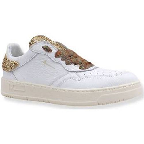 Chaussures 4LINE Sneaker Donna Low Max Bianco Glitter Oro X20 - Fourline - Modalova