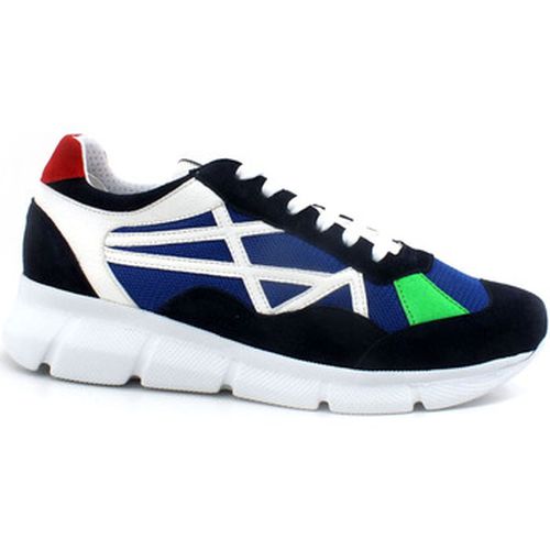 Chaussures New Big Sneaker Running Tricolor Blu Verde Rosso F53-NEW - L4k3 - Modalova