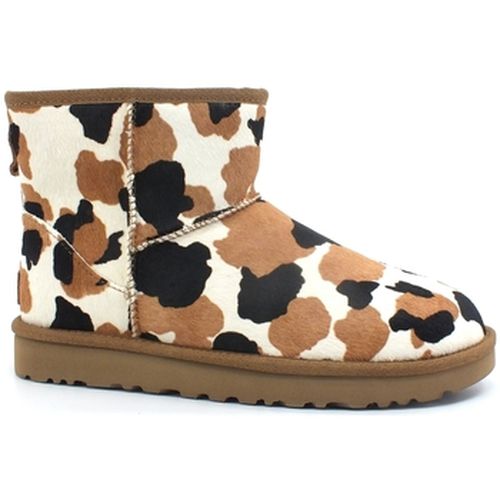 Bottines W Classic Mini Cow Print Stivaletto Pelo Chestnut W1123353 - UGG - Modalova