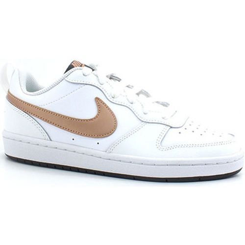 Chaussures Court Borough Low 2 GS Sneaker White Red Bronze BQ5448-116 - Nike - Modalova