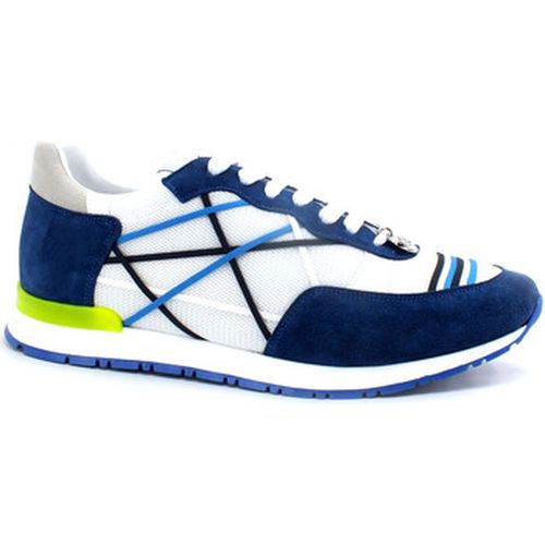 Chaussures Mr. Big Old School Sneaker Fluo Bianco Blu F50-OLD - L4k3 - Modalova