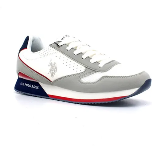 Chaussures U.S. POLO ASSN. Sneaker Uomo White Blue NOBIL003 - U.S Polo Assn. - Modalova