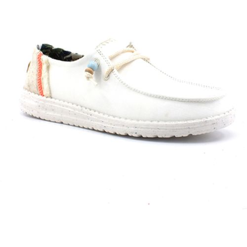 Chaussures Wendy Fringe Sneaker Vela Donna Salt 40071-1K5 - HEYDUDE - Modalova