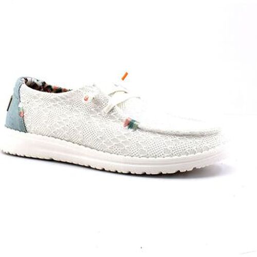 Chaussures Wendy Boho Sneaker Vela Donna White Crochet 40054-1KF - HEYDUDE - Modalova