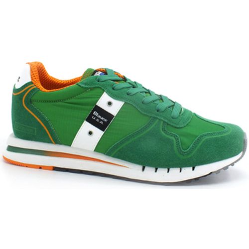Chaussures Quartz 01 Sneaker Suede Nylon Green S2QUARTZ01 - Blauer - Modalova
