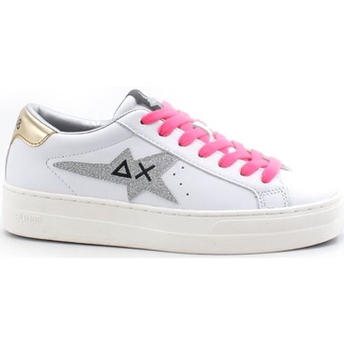 Chaussures Betty Sneaker Running Glitter Bianco Argento Z41237 - Sun68 - Modalova