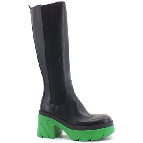 Bottines Stivale Elastici Nero Verde FA-1000 - Divine Follie - Modalova