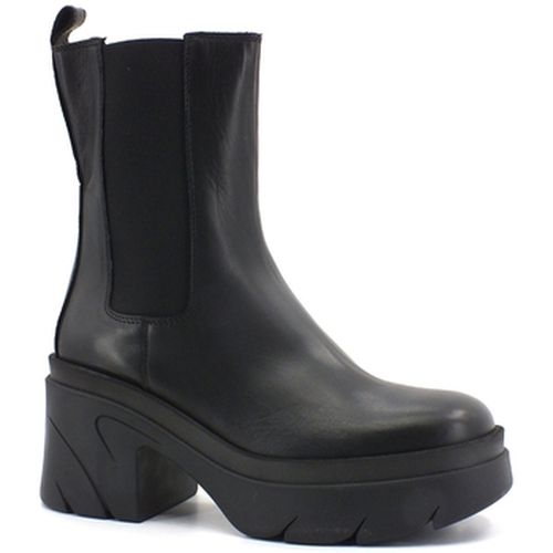 Bottines Stivaletto Polacco Elastici Nero FA-1001 - Divine Follie - Modalova