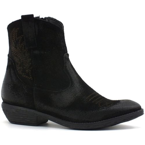 Bottines Stivaletto Texano Nero MARTA80 - Divine Follie - Modalova