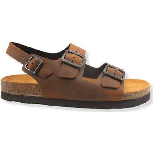 Chaussures Sandalo Uomo Flat Cuoio Cognac 19M689 - Frau - Modalova