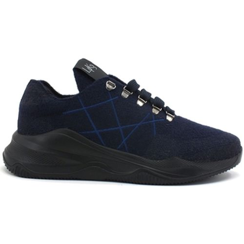 Chaussures LAKE Mr Big Hi Tech Cashmere Sneaker Blue C52-HIT - L4k3 - Modalova