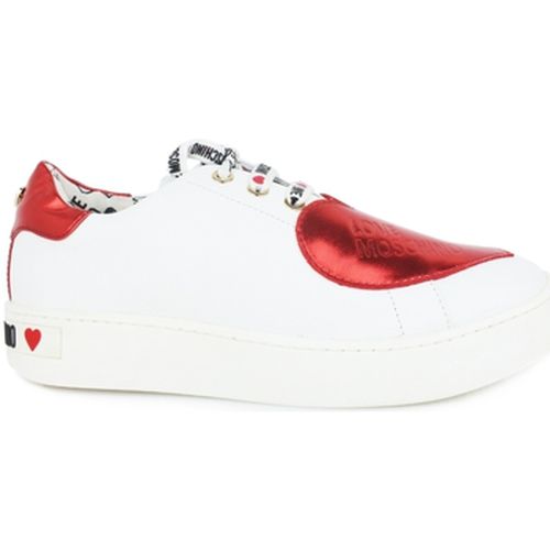 Bottines MOSCHINO Sneakers Bianco Rosso? JA15183G17IA110A - Love Moschino - Modalova