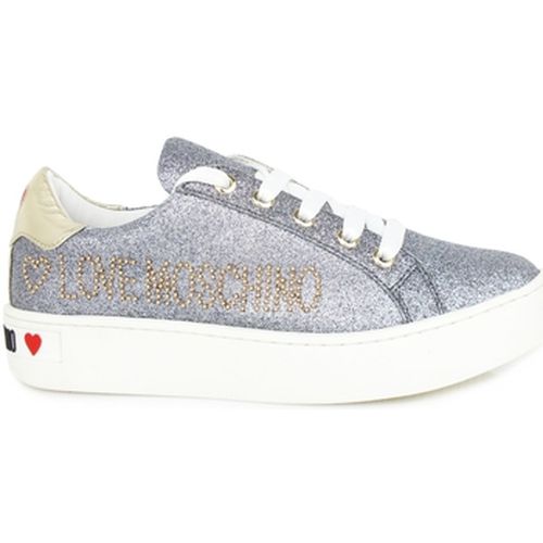 Bottines MOSCHINO Sneakers Glitter Grigio JA15163G18IL0010 - Love Moschino - Modalova