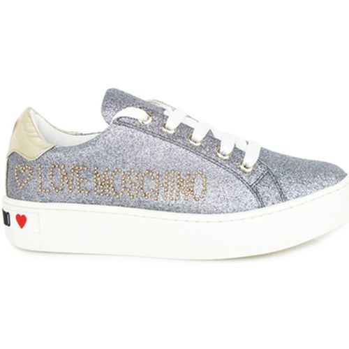 Chaussures MOSCHINO Sneakers Glitter Grigio JA15163G18IL0010 - Love Moschino - Modalova