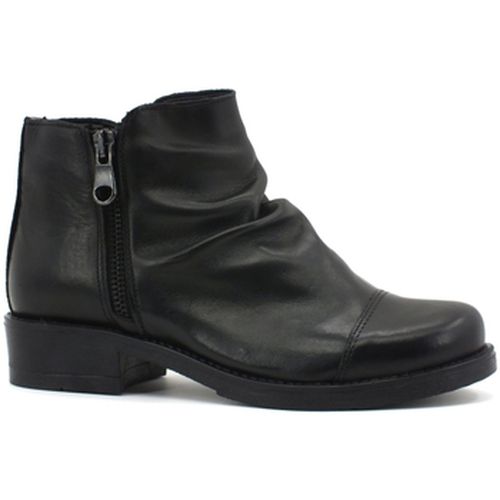 Bottines Biker Nero DF160 - Divine Follie - Modalova