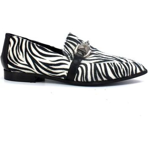 Chaussures Mocassino Donna Zebra Bianco 835-25P - Divine Follie - Modalova
