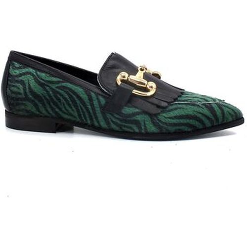 Chaussures Mocassino Donna Zebra Verde 835-26F - Divine Follie - Modalova