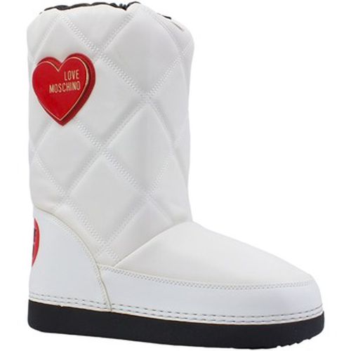 Bottines Stivaletto Da Neve Donna Bianco JA24172G0HIT710A - Love Moschino - Modalova