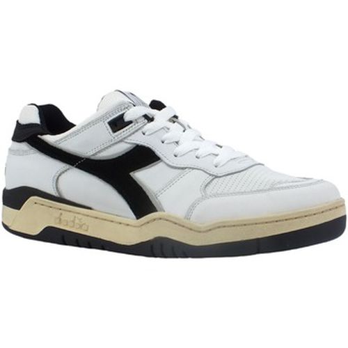 Chaussures B.560 Used Sneaker Uomo White Black 201.18011701C0351 - Diadora - Modalova